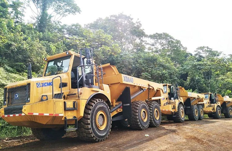 XCMG Official 40ton Minging Dump Truck XDA40 Articulated Dump Truck Price For Sale